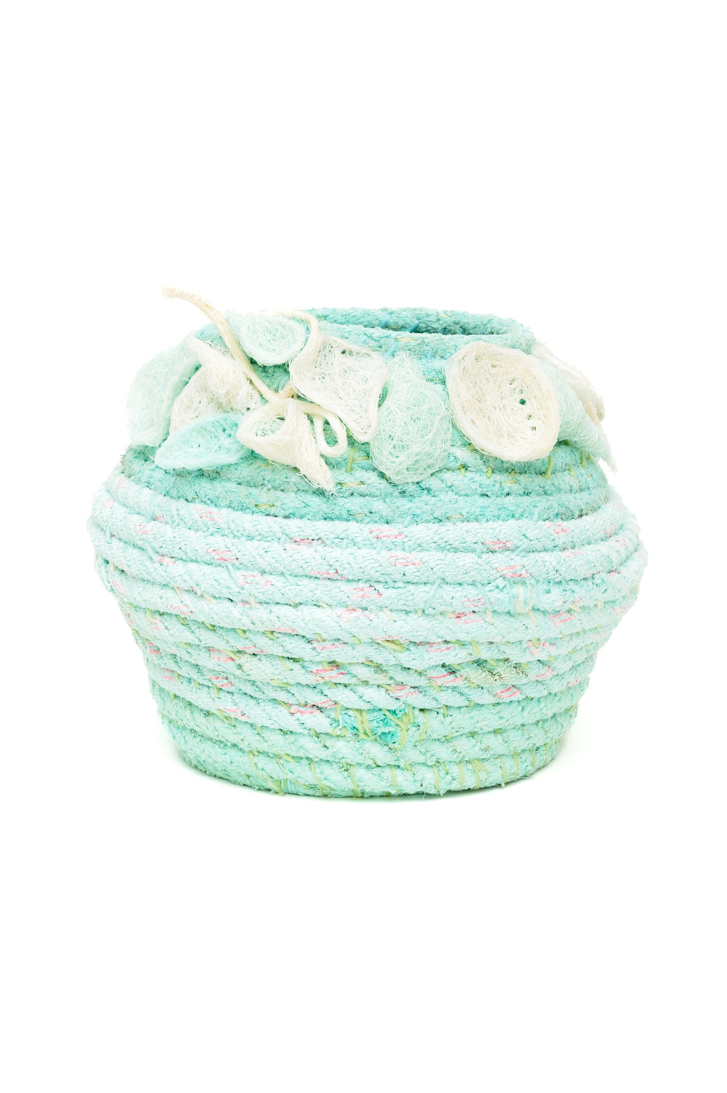 Ghostnet Seashell Art Vessel ecoart